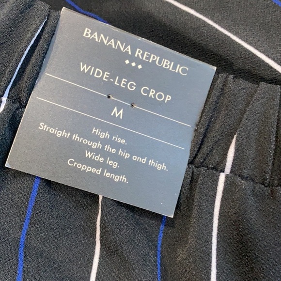NWT Banana Republic Wide Leg Pull On Crop Pants M - Picture 5 of 6